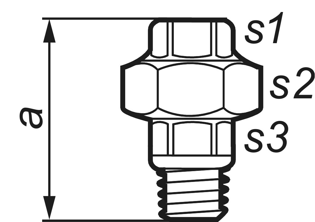 GF  341  Verschraubung   3/8" verzinkt